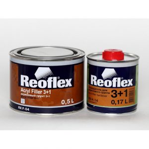 Грунт 2К REOFLEX(Реофлекс)  черн. акрил 3+1 0,5л